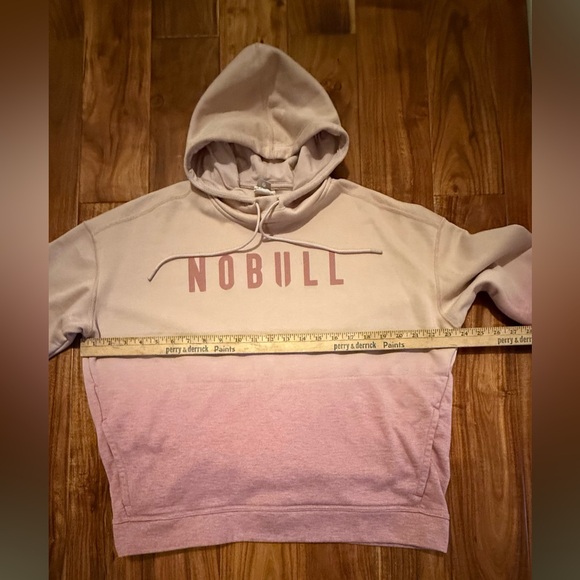 NOBULL Women's Ombré Hoodie in Rose size L - Picture 3 of 5